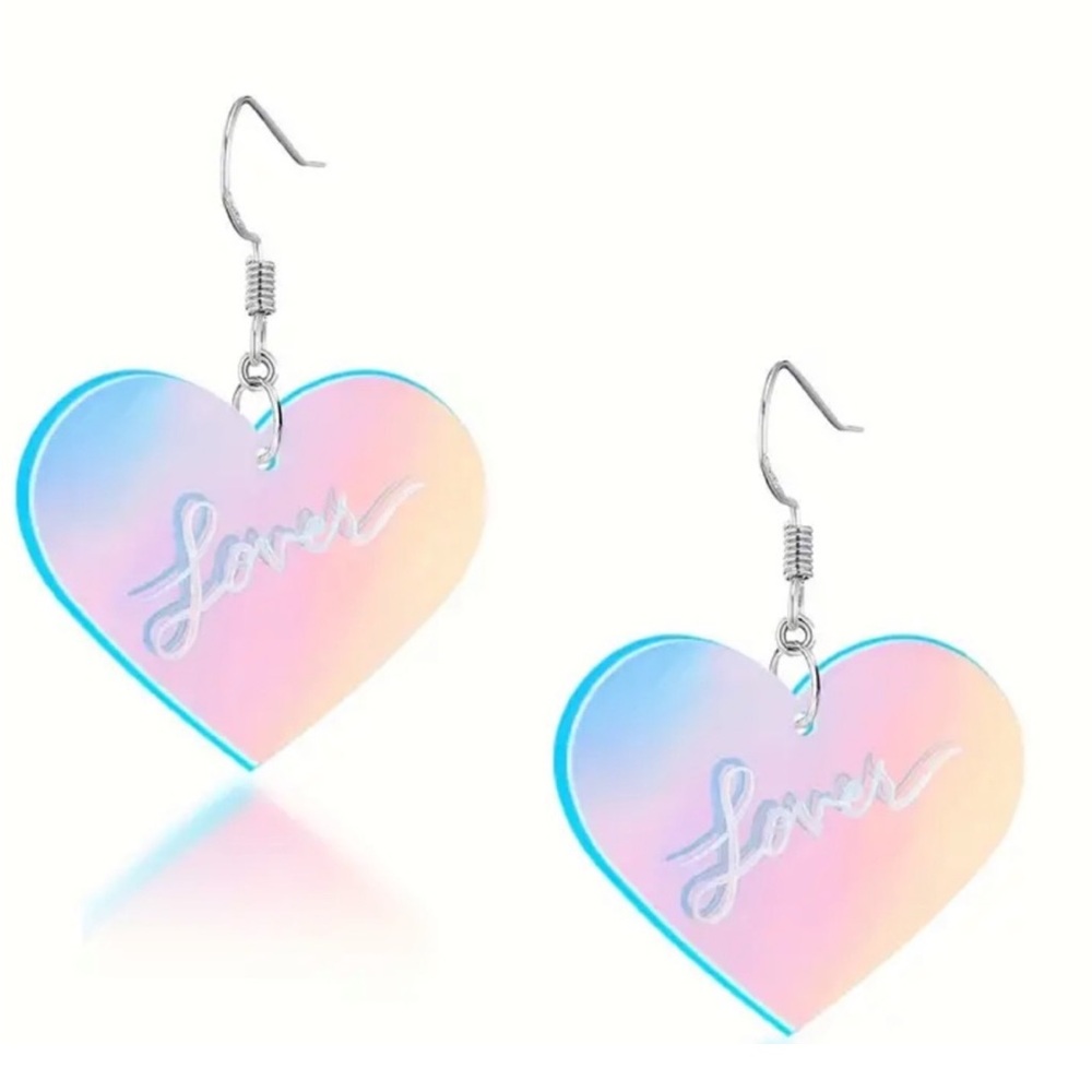 Taylor Inspired Lover Era Eras Tour Earrings, Taylor Swift Lover Earrings, Eras